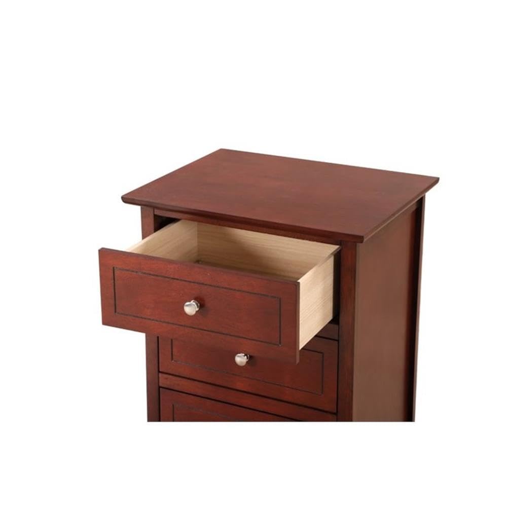 Cherry 3 Drawer Nightstand W14472