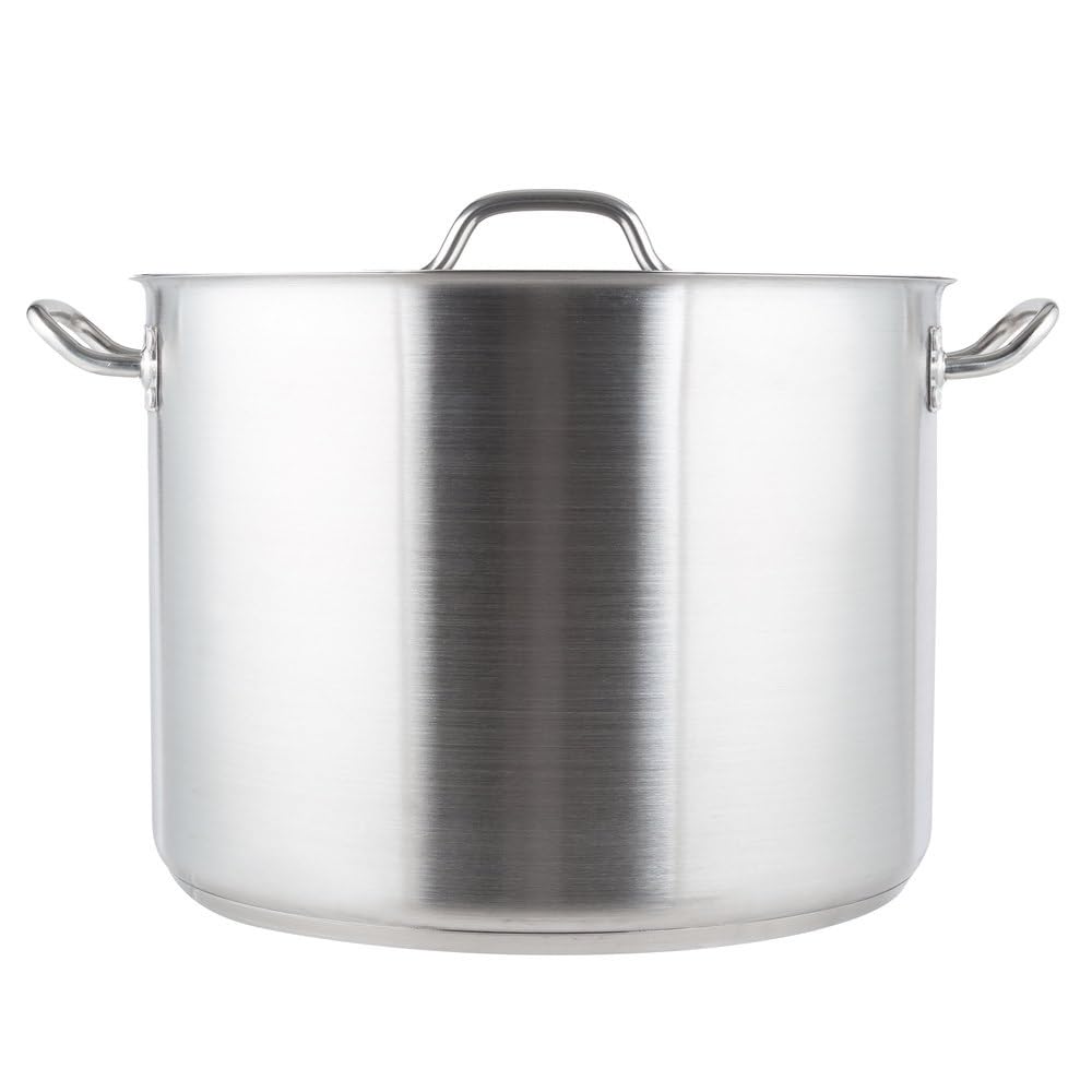 40 qt. Stainless Steel Stock Pot with Lid T4356