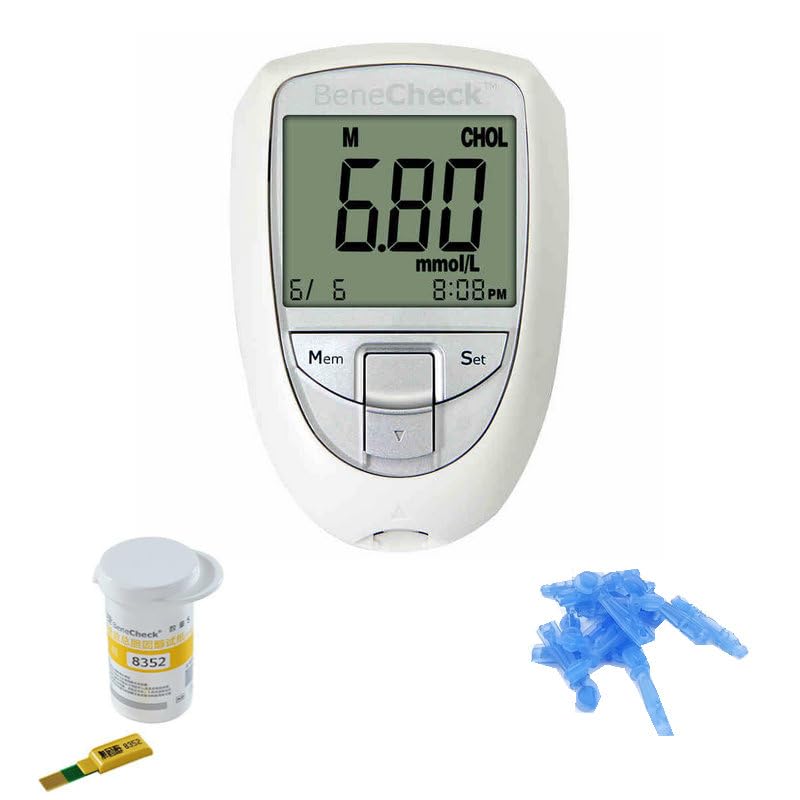 Cholesterol Test Meter Kit + 10pcs Strips V995