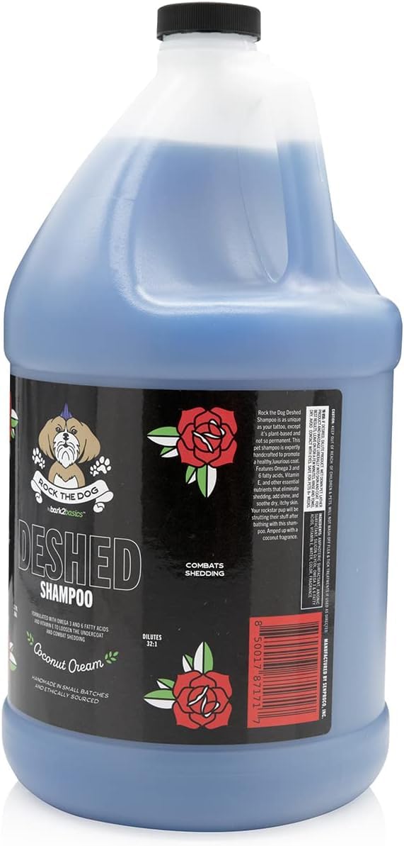 Dog Deshedding Pet Shampoo 1 Gallon W8066