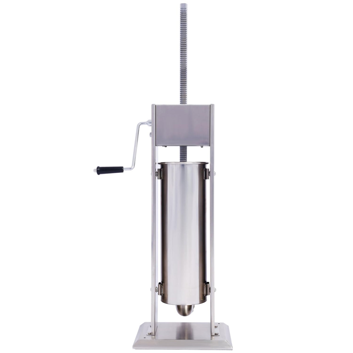 Stainless Steel Vertical Sausage Stuffer 15LB/7L with 4 Stuffing Tubes Q404