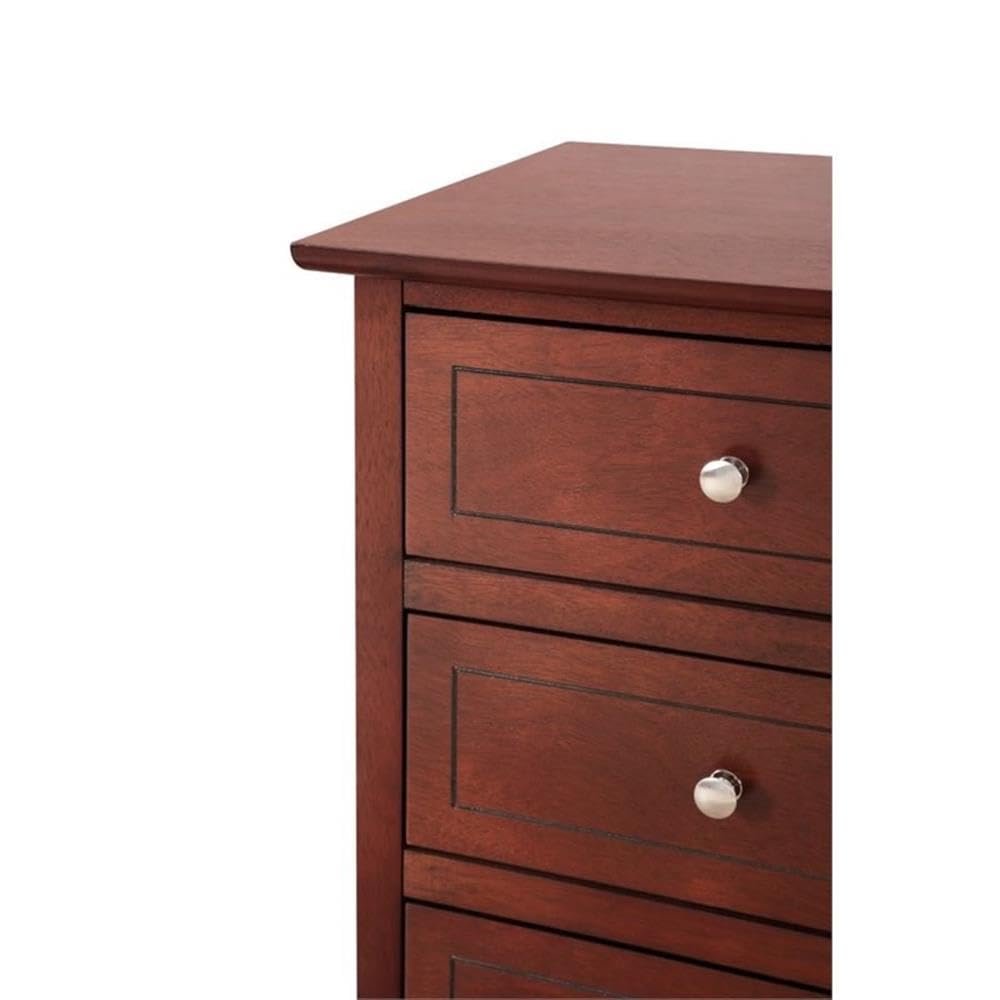 Cherry 3 Drawer Nightstand W14472