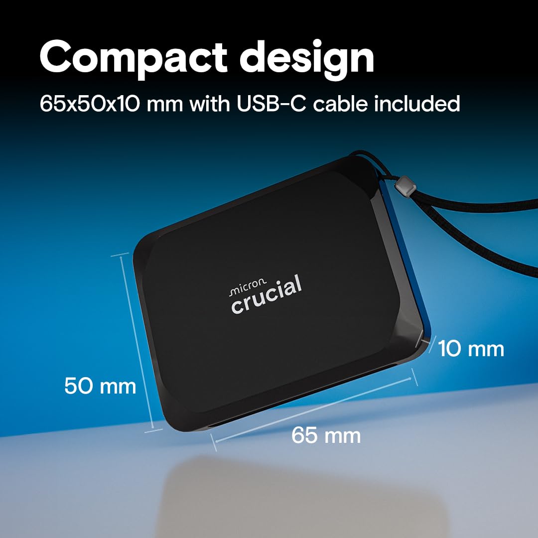 1TB Portable SSD USB-C Black C1184