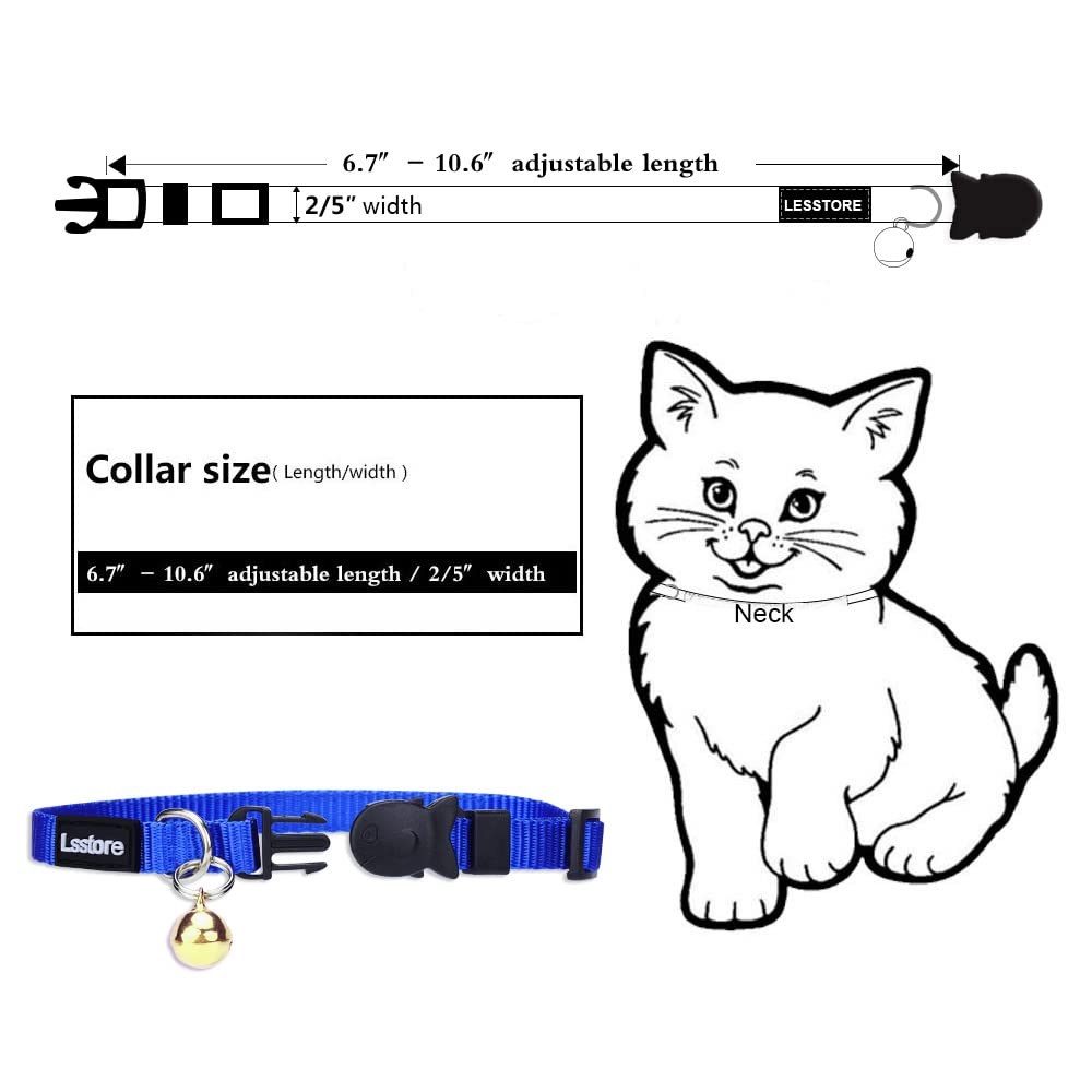 Nylon Cat Collar Breakaway with Bell U143
