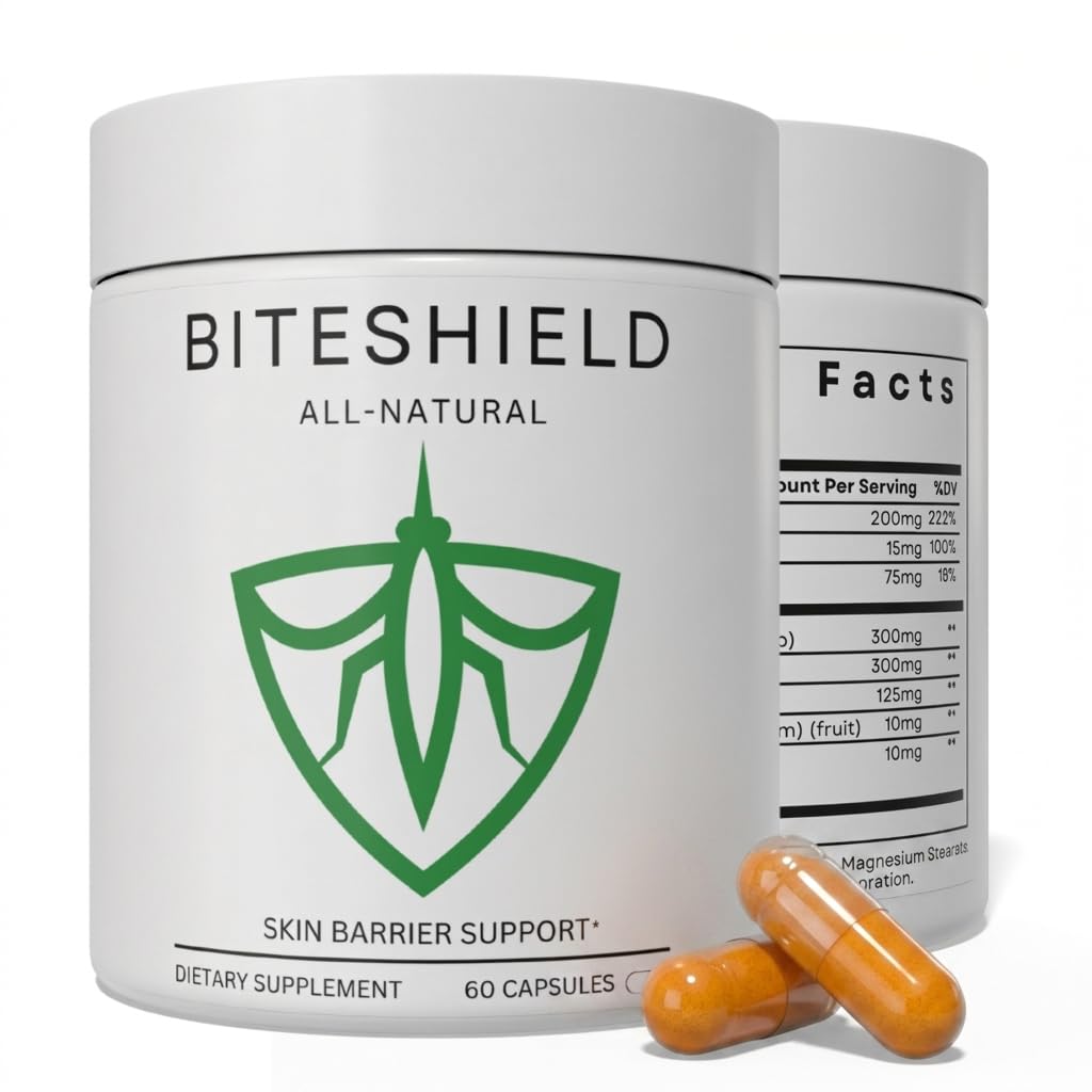 Plant-Based Mosquito Repellent Pills 60 Capsules Y343