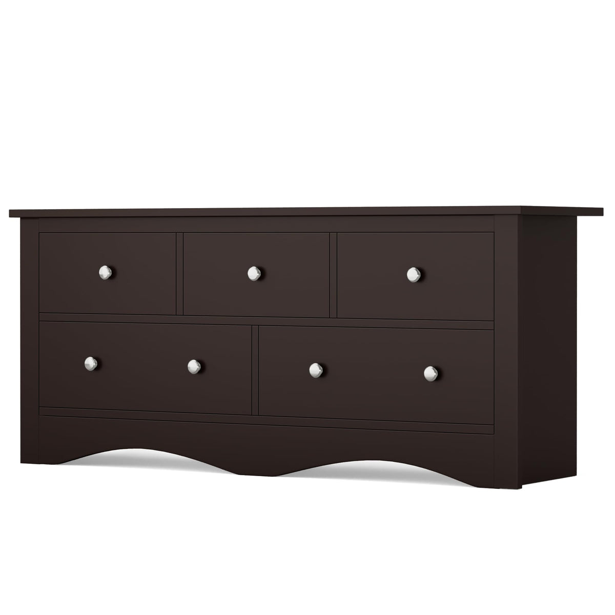 Brown 5 Drawer Dresser W792