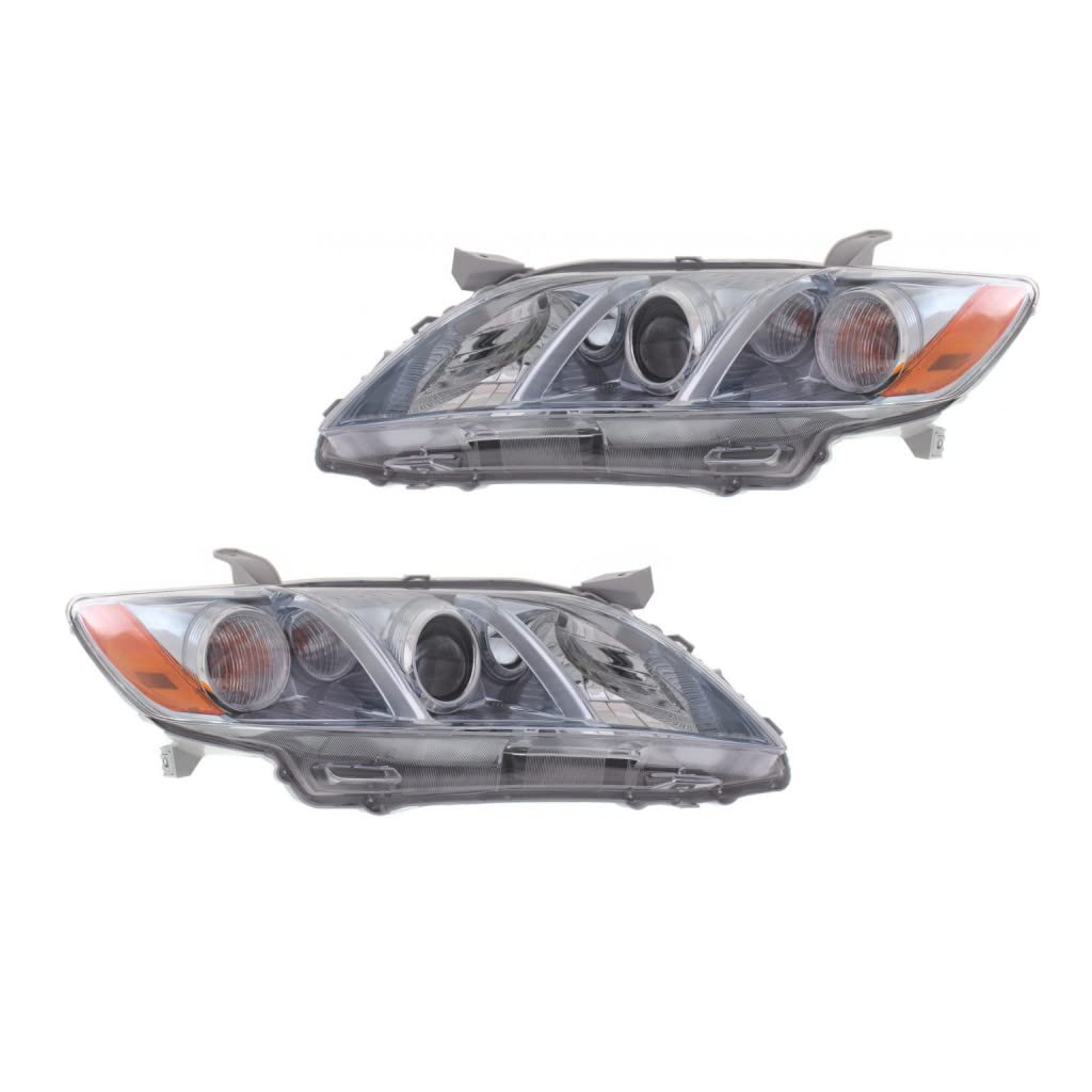 Toyota Camry 2007 2008 2009 Headlight Assembly Driver and Passenger Side Pair S447594
