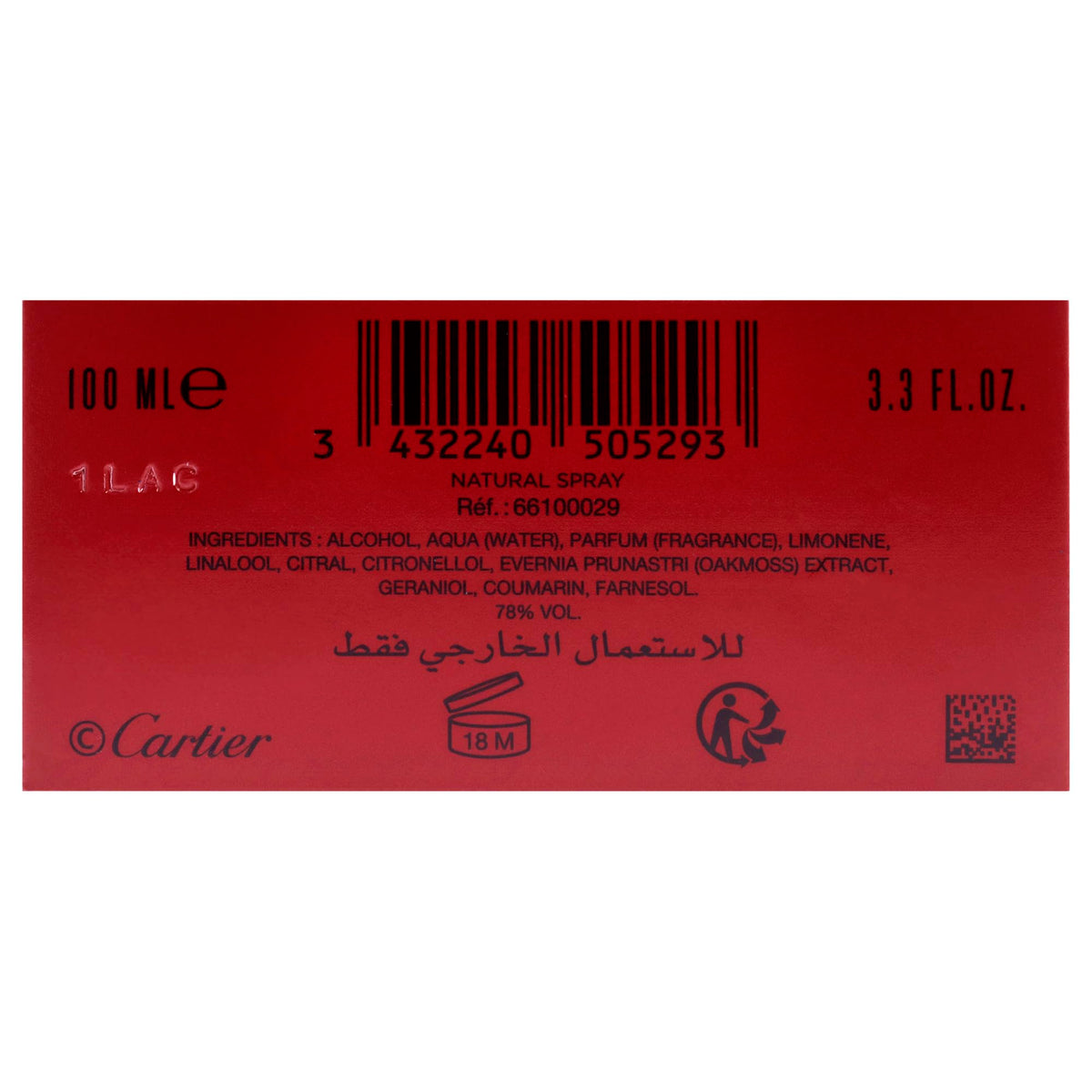 3.3 oz Eau de Toilette Spray A532858