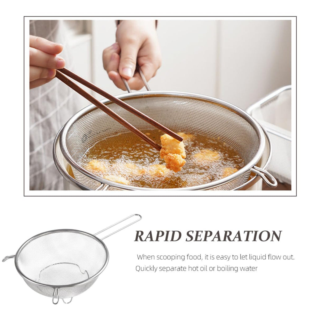 Stainless Steel Fine Mesh Skimmer Spoon O271