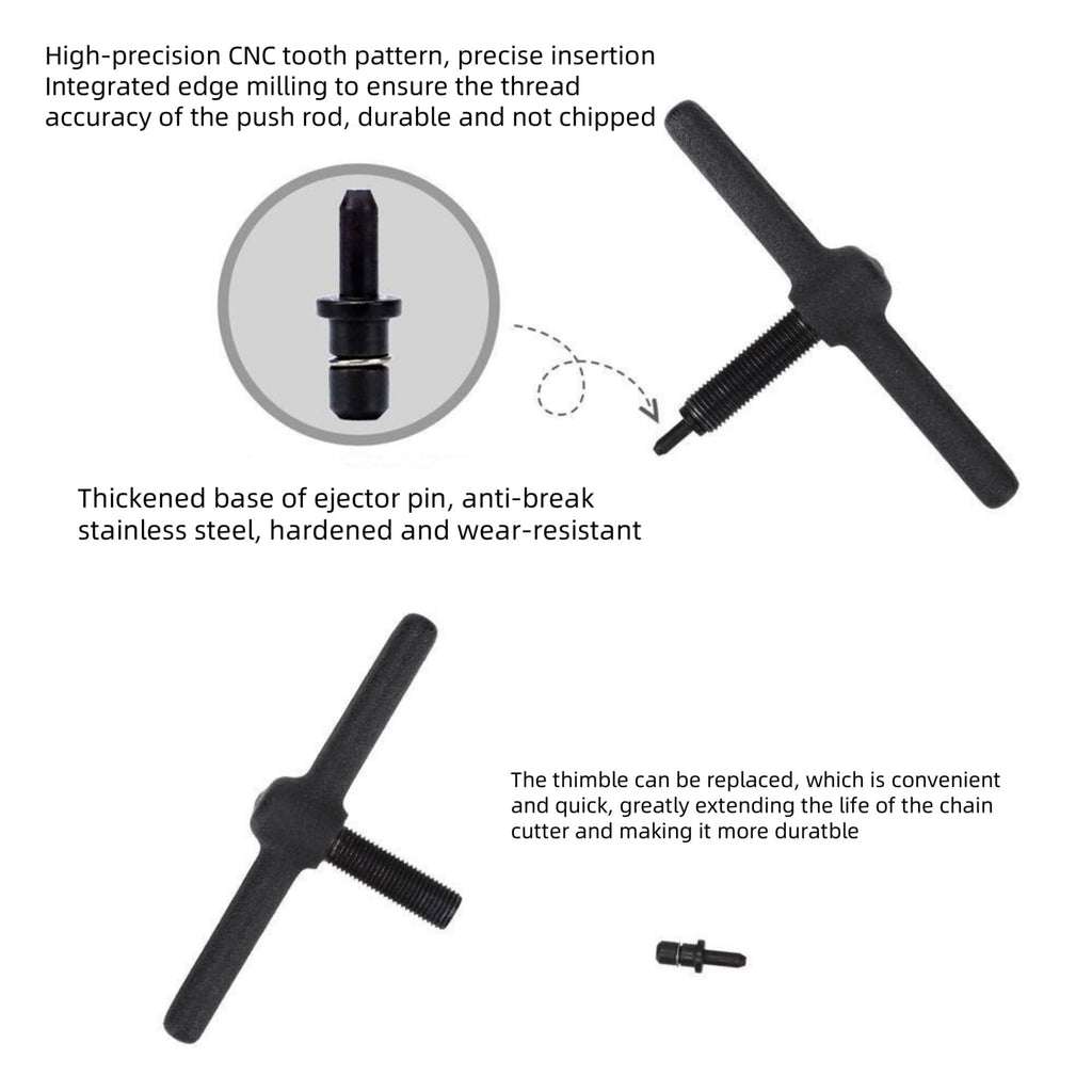 Bike Chain Tool, 1-13 Speed Chain Breaker with Spare Pins Y508