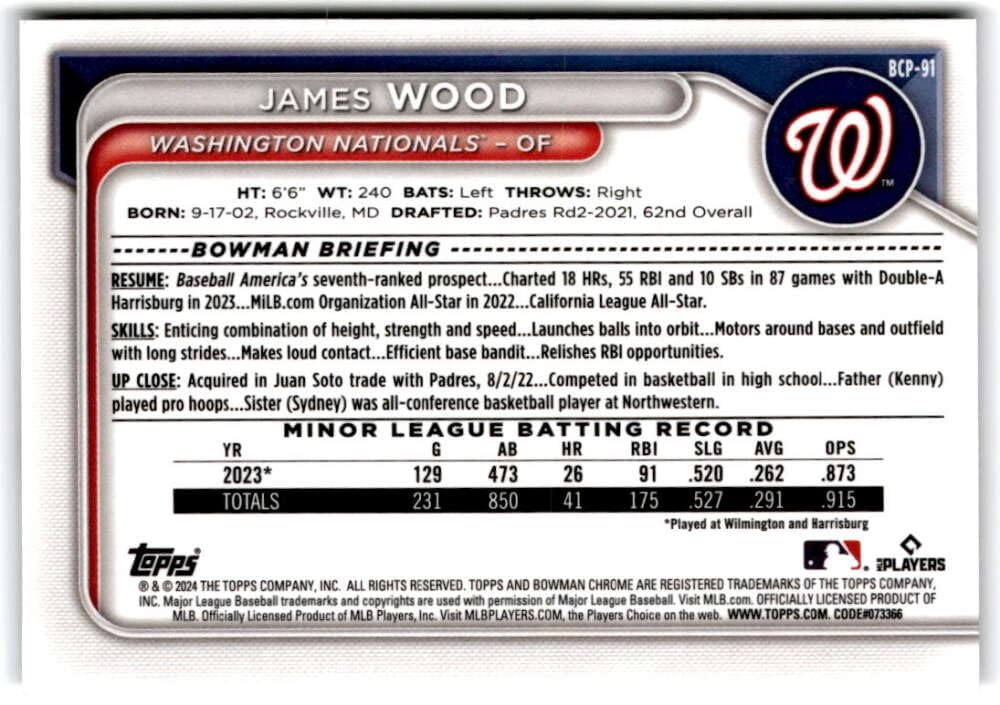 2024 Bowman Chrome Mega Box Mojo Prospects Refractor Baseball Trading Card I545935