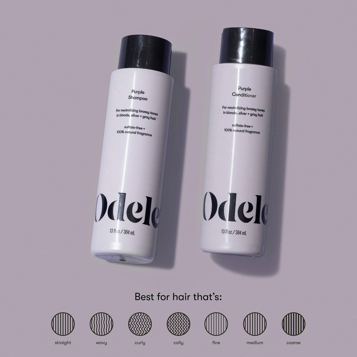 Sulfate-Free Purple Shampoo & Conditioner Set S79569