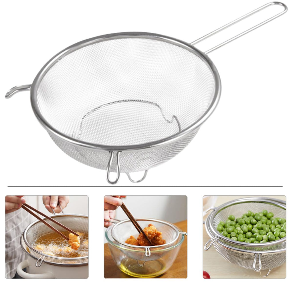 Stainless Steel Fine Mesh Skimmer Spoon O271