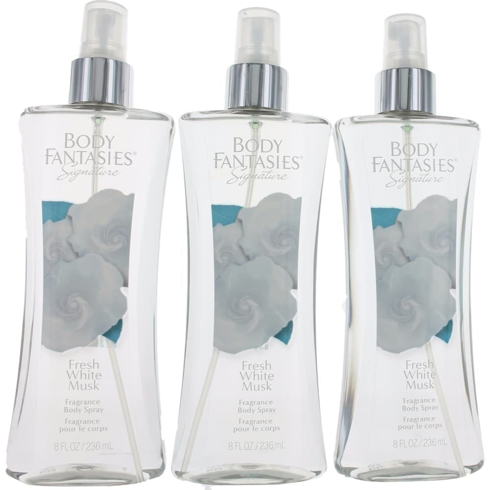 White Musk Body Spray 3 Pack 8 oz U490