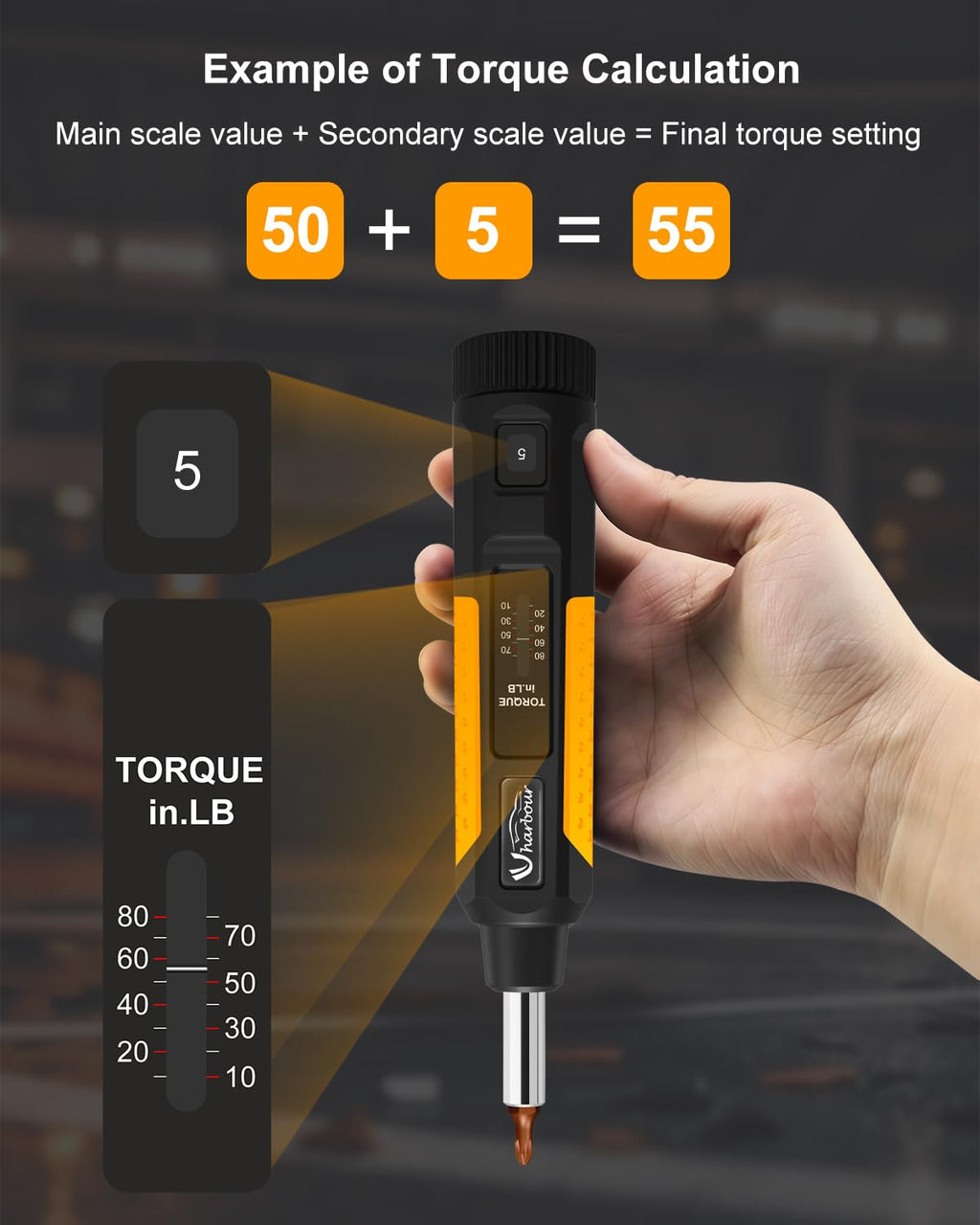 10-80 in.lb Torque Screwdriver Set M8663