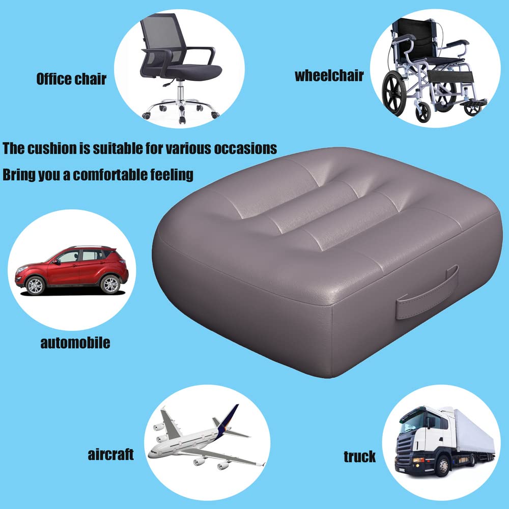 Adult Booster Seat Cushion Grey Q575
