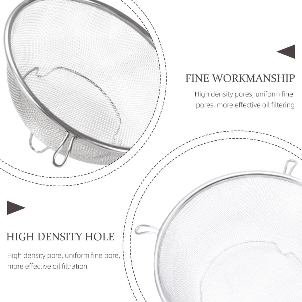 Stainless Steel Fine Mesh Skimmer Spoon O271