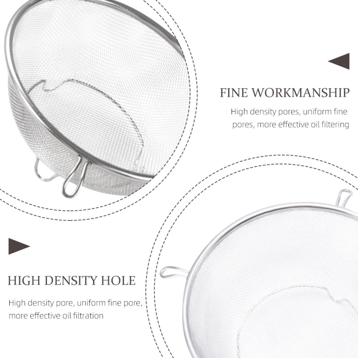 Stainless Steel Fine Mesh Skimmer Spoon O271