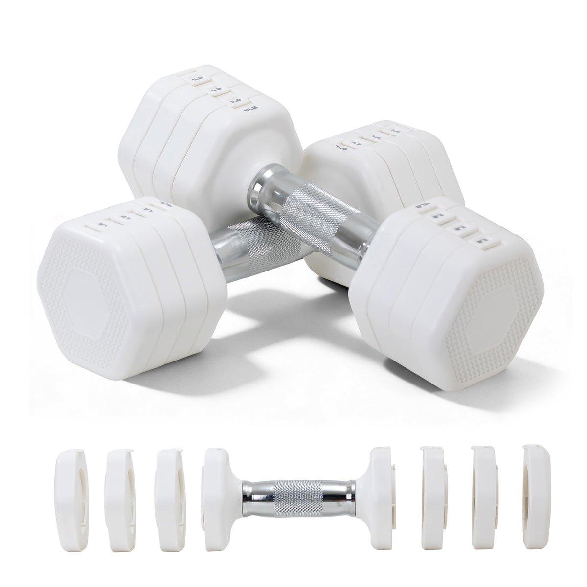 Adjustable Dumbbell Set of 2 Total 20 Lbs B5638