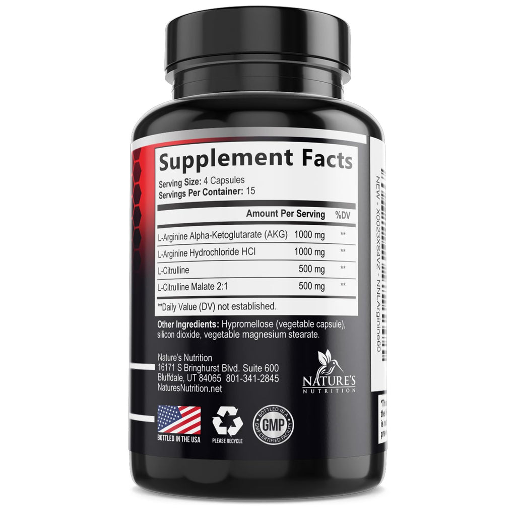 Nitric Oxide Booster 60 Capsules Z197269