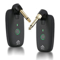 Wireless Guitar System Transmitter Receiver 7-Channel Rechargeable Black U28857