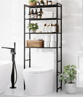 4-Tier Over The Toilet Storage Rack, Black H97148