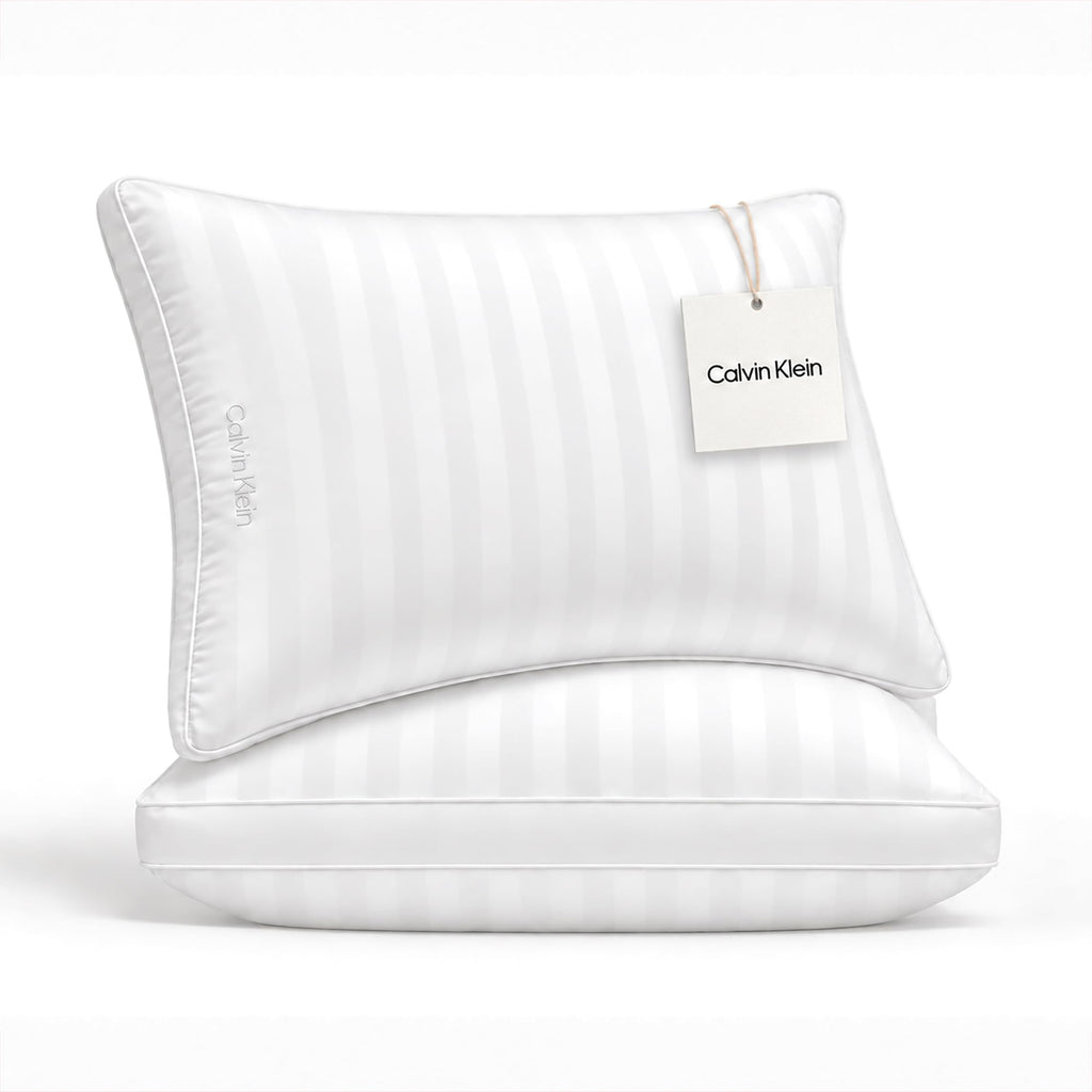 Queen Size Set of 2 Medium Soft Bed Pillows H505