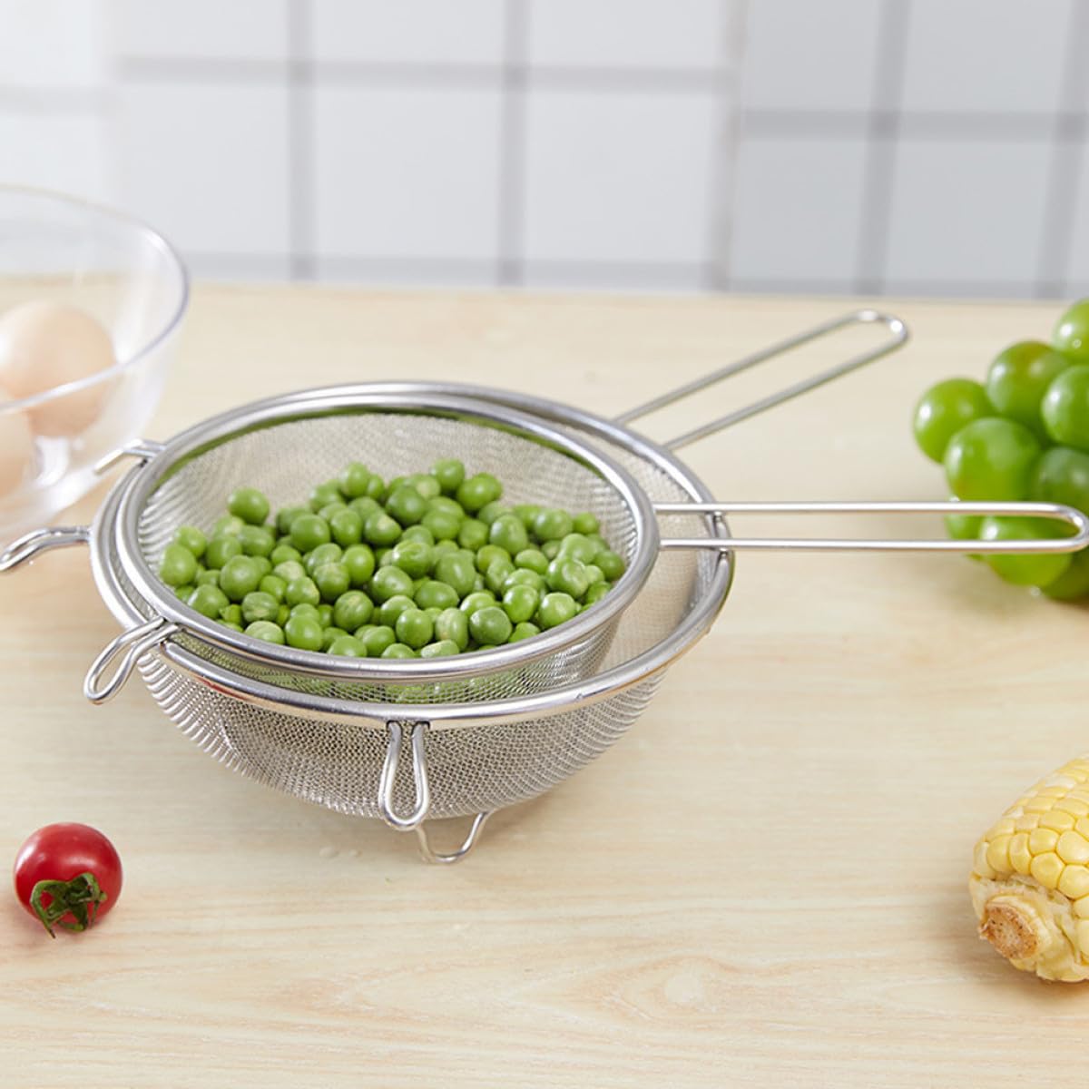 Stainless Steel Fine Mesh Skimmer Spoon O271