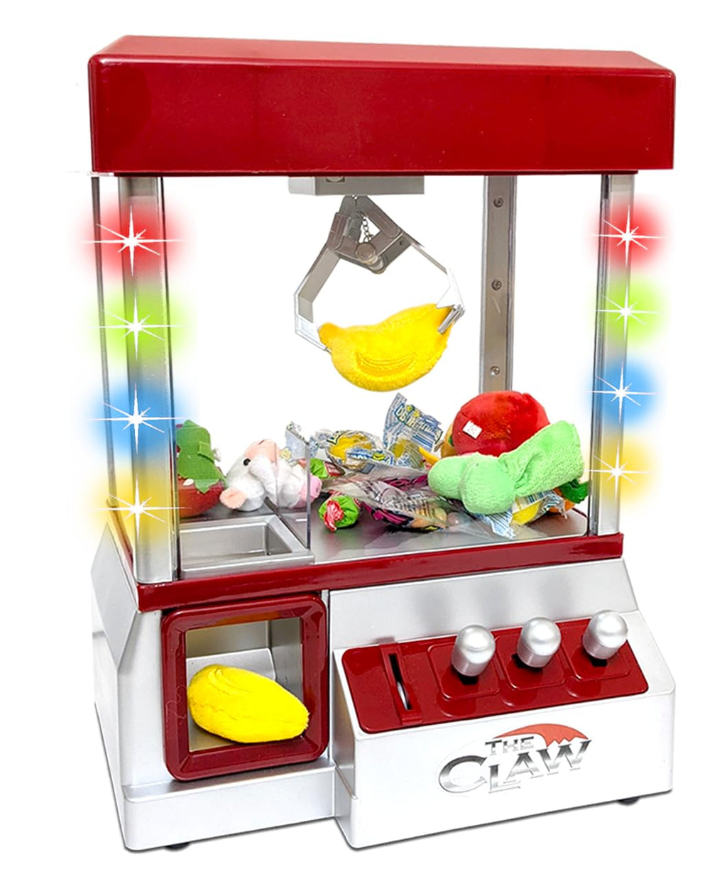 Electronic Arcade Claw Machine with LED Lights and Sound T1610