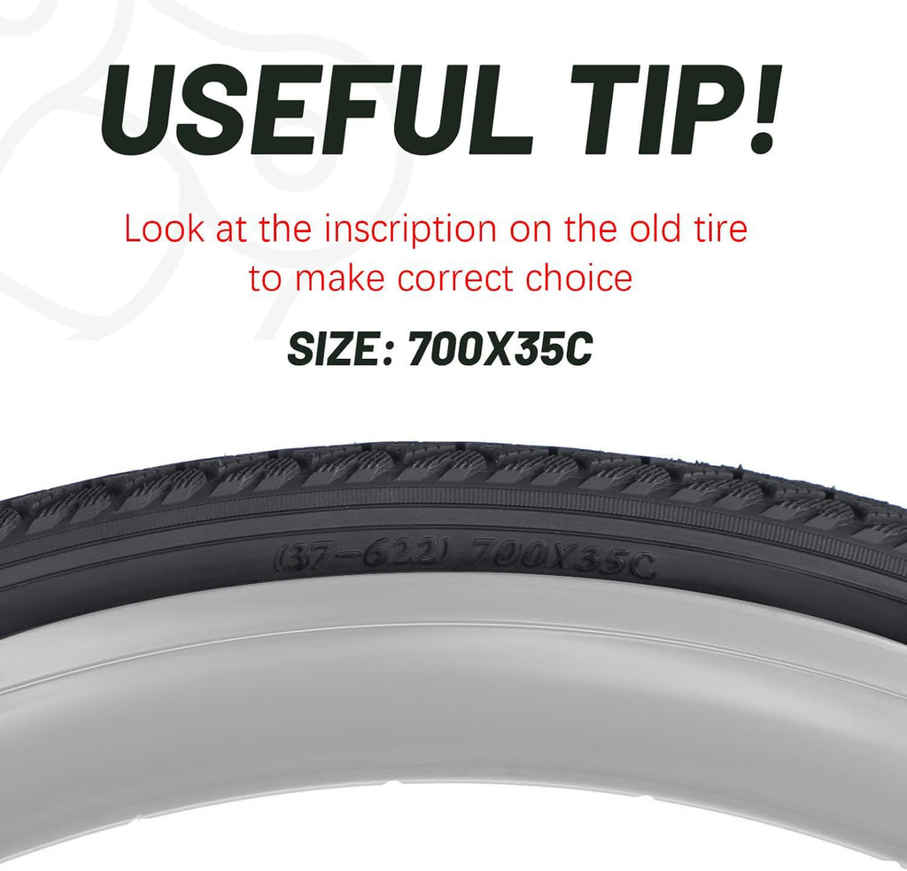 700x23/25/28/35c Road Bike Tire Folding Bead 2 Pack X3722