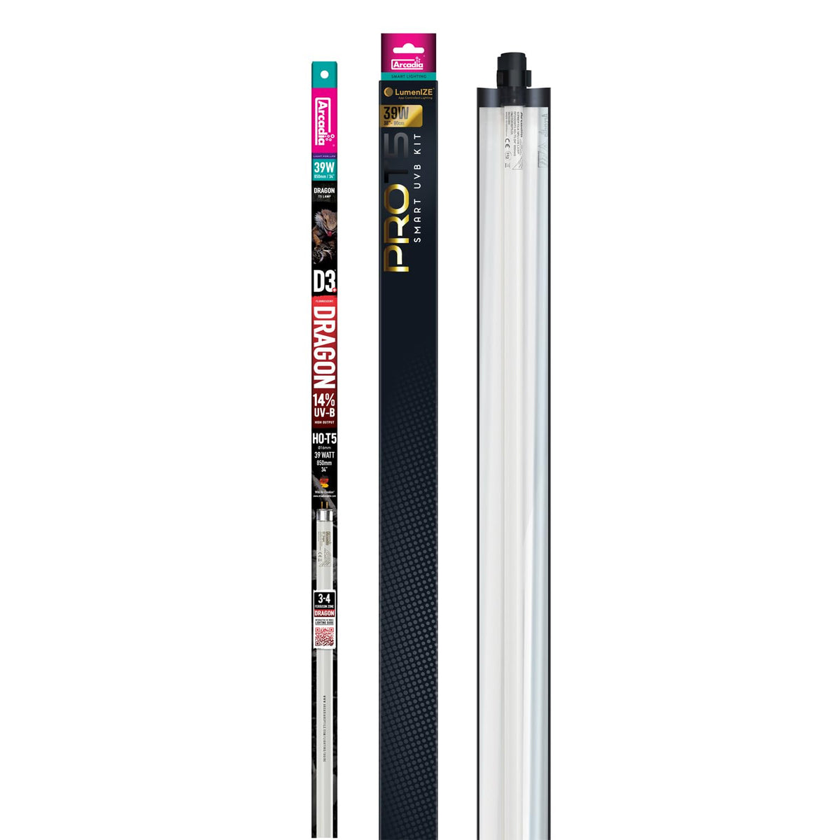 36" 39 Watts 14% UVB Reptile Light Fixture Kit P707863