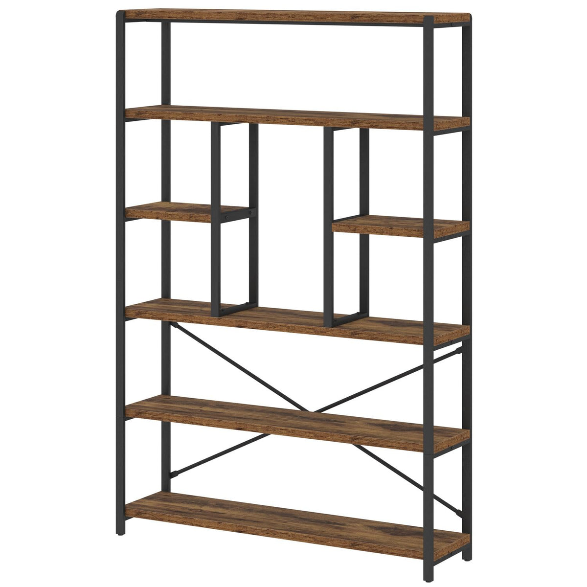 6 Tier Industrial Bookshelf P629