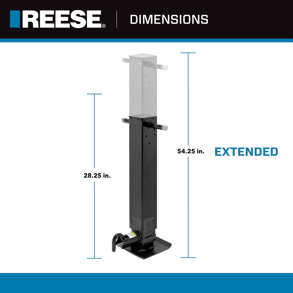 Weld On Trailer Jack 12,000 lbs. Capacity G208