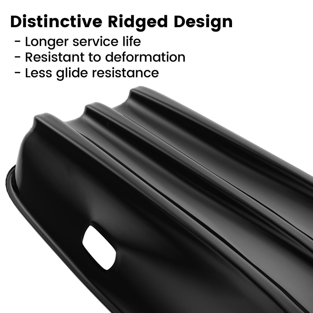 Cold-Resistant Plastic Toboggan Sled with Pull Rope X885876