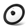 Tempered Glass Pot Lid with Silicone Rim, 10.5", 11" and 12" X832