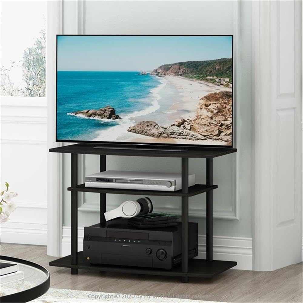 3-Tier Espresso Black TV Stand O5840
