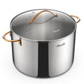 12 Quart Tri-Ply Stainless Steel Stock Pot with Lid U5079