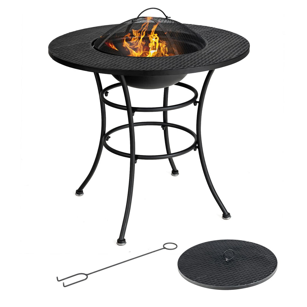 4-in-1 Outdoor Fire Pit Dining Table F58700