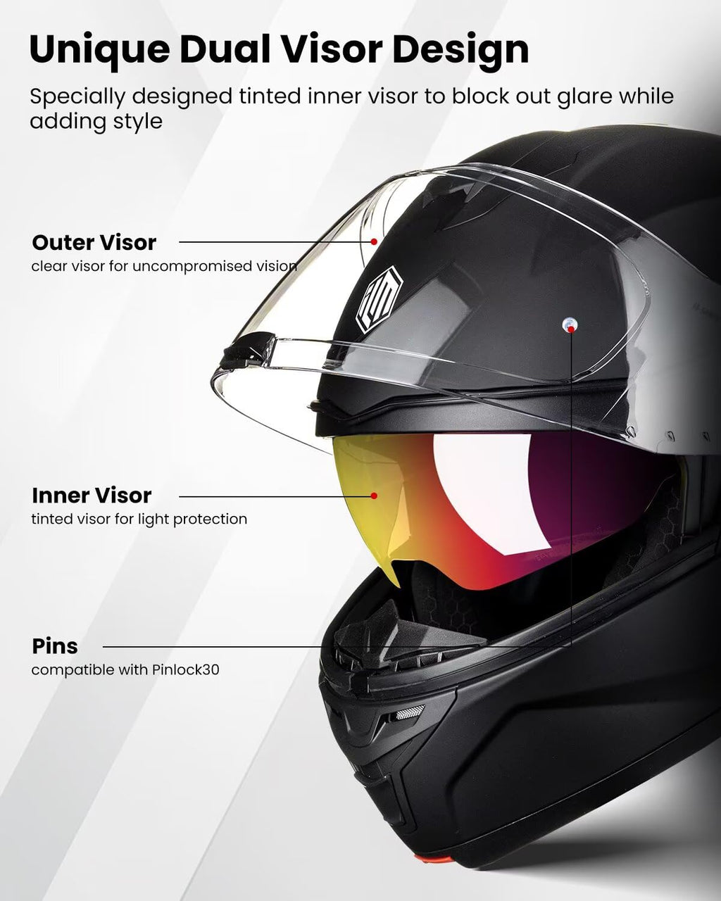 Motorcycle Helmet Modular Full Face C6172