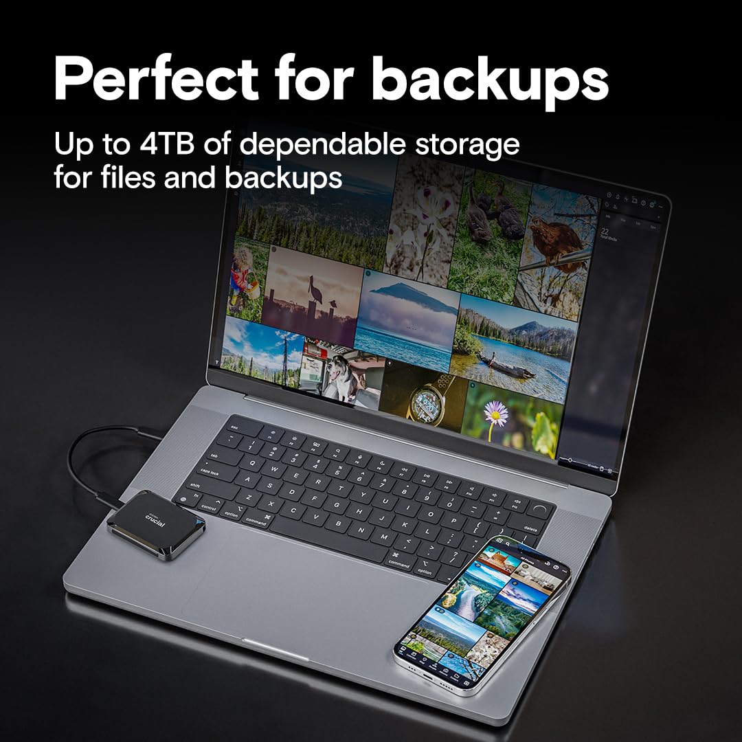 1TB Portable SSD USB-C Black C1184