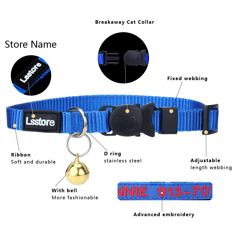 Nylon Cat Collar Breakaway with Bell U143