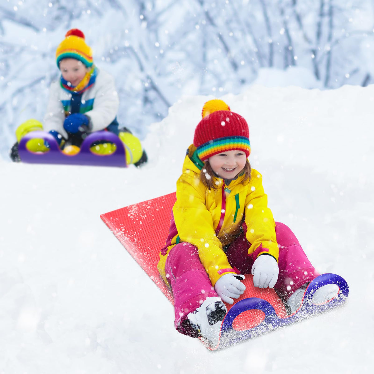 2 PCS Snow Sled N2739