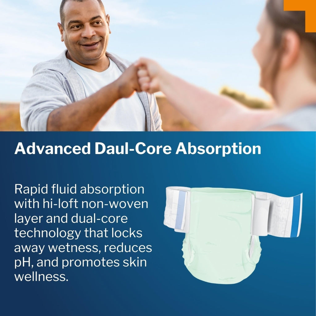 Heavy Absorbency Stretch Briefs, XXL/3XL, 80 ct P880