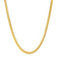 18K Gold Over 925 Sterling Silver Miami Cuban Chain Necklace C66042