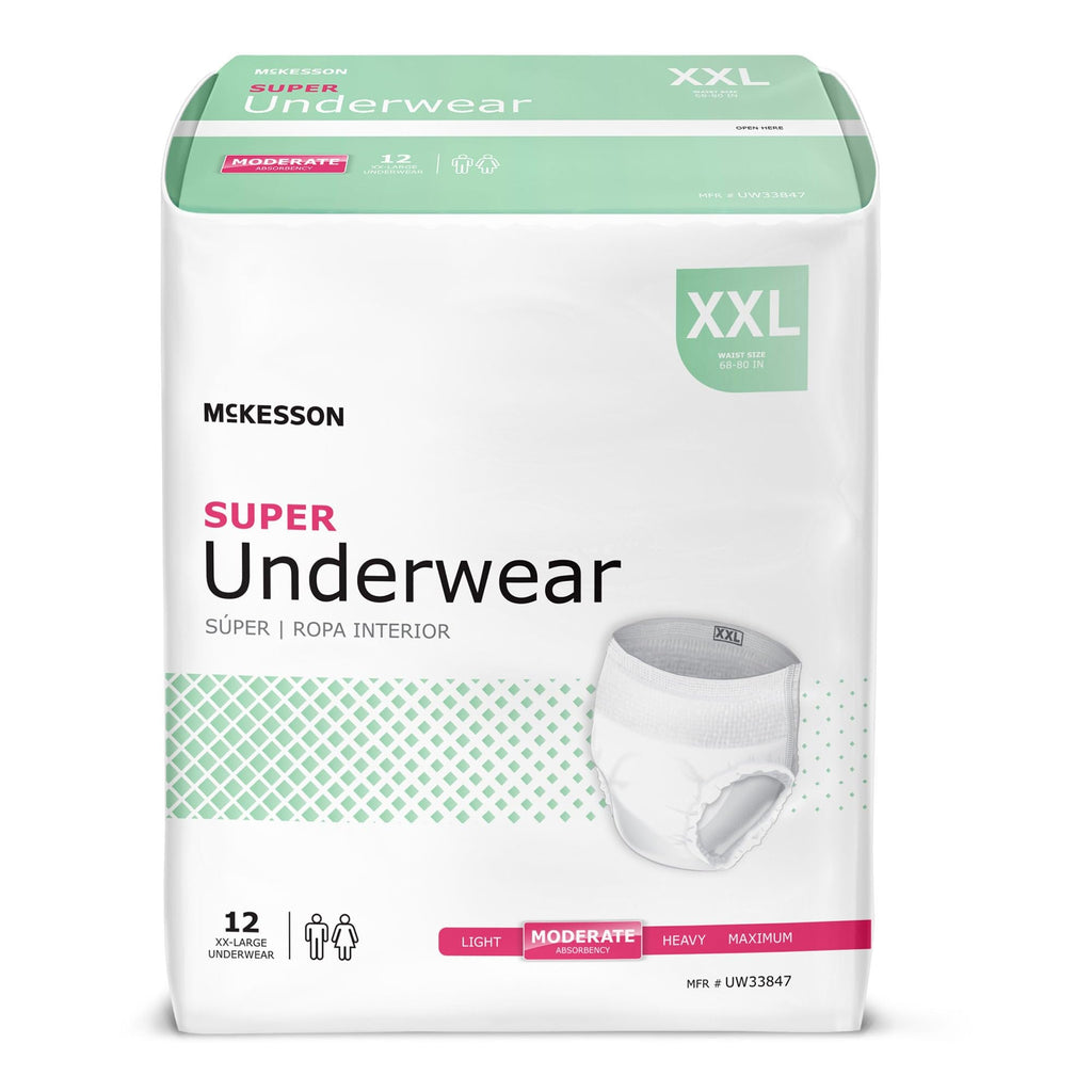 Adult Incontinence Underwear XXL 12 ct O9077
