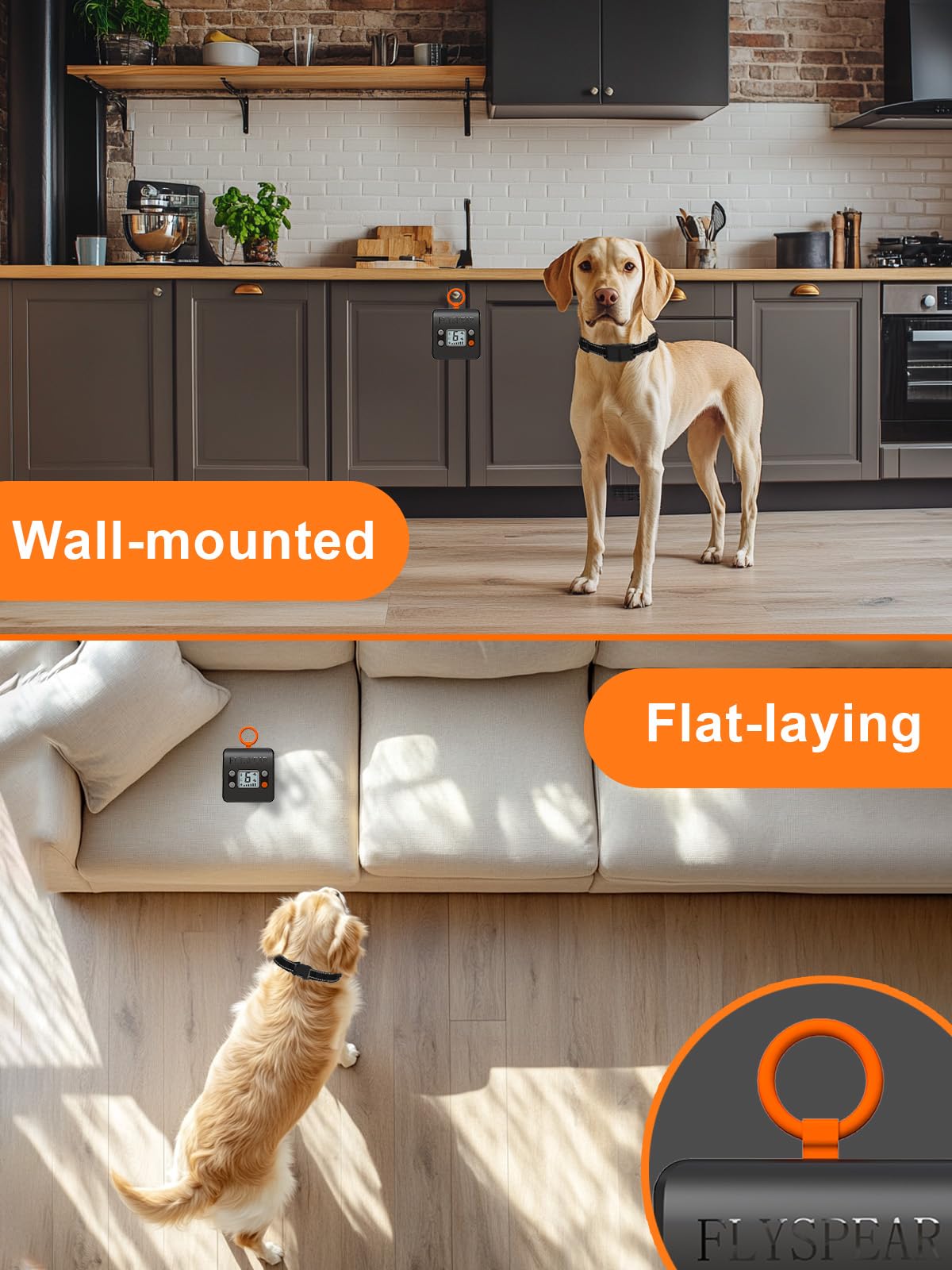 Wireless Rechargeable Indoor Pet Barrier with 6 Adjustable Range X791
