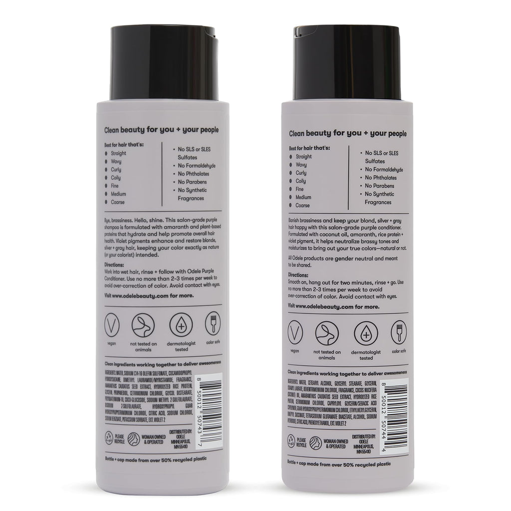 Sulfate-Free Purple Shampoo & Conditioner Set S79569