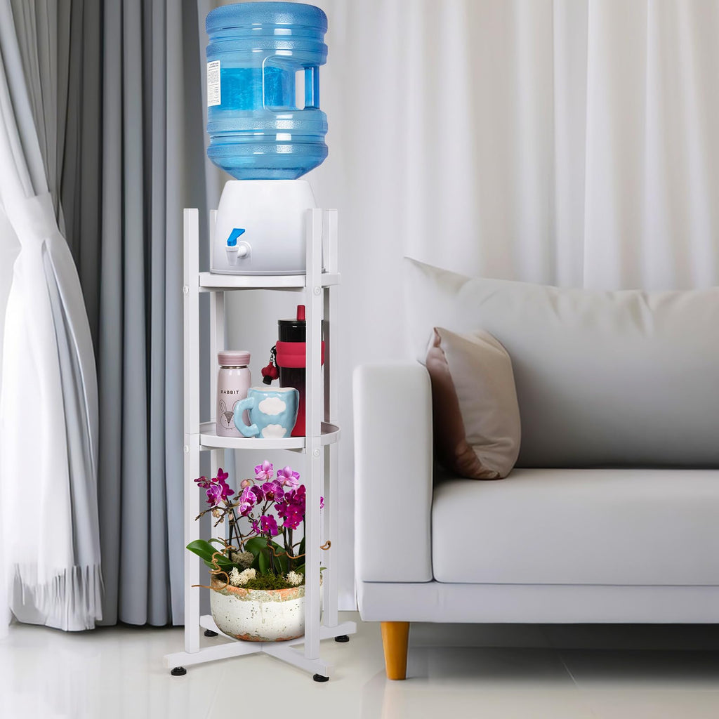 White 5 Gallon Water Dispenser Stand T11286