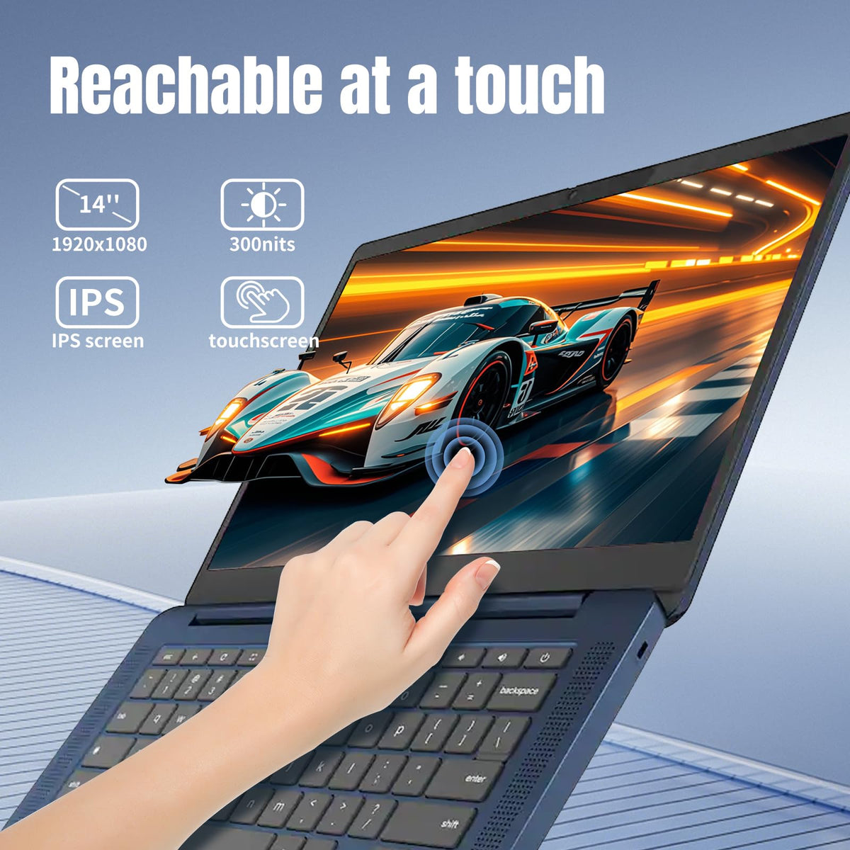 14″ FHD Touchscreen Chromebook R6338