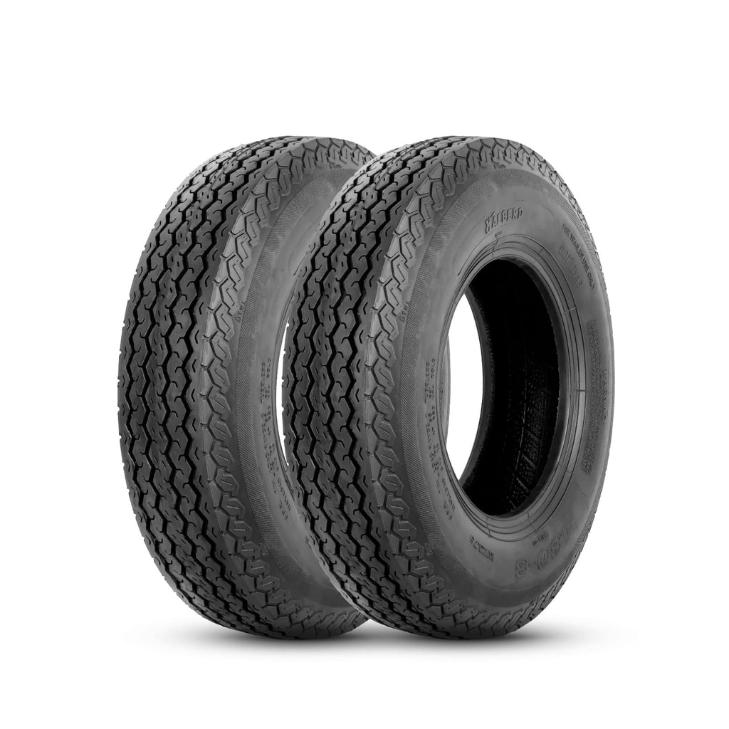4.80-8 Trailer Tires Set of 2 Tubeless T21334